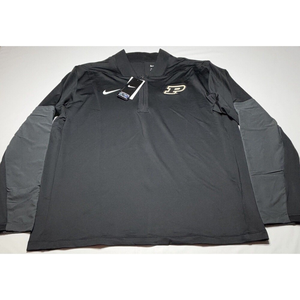 Purdue Boilermakers Nike Dri-FIT Half Zip Sideline Pullover NCAA Men’s XL NWT